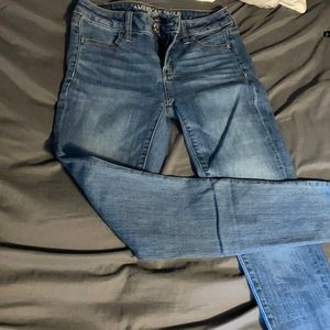 American Eagle Super Low Jegging denim jeans size 4 regular length